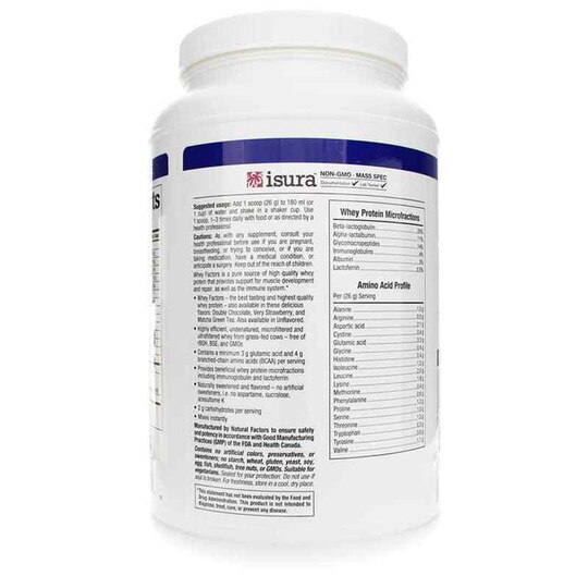 Whey Factors Natural Whey Protein, NF